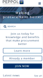 Mobile Screenshot of peppol.eu